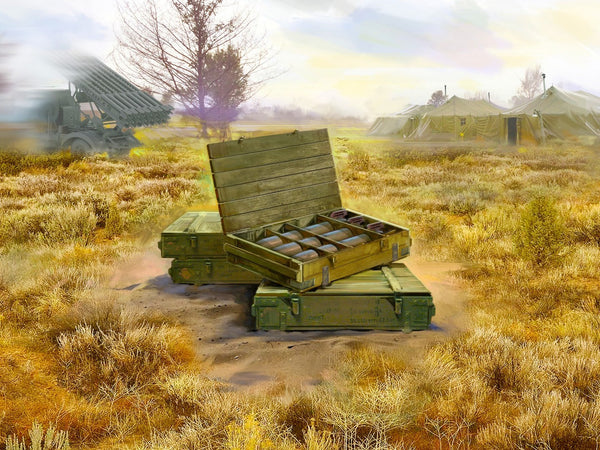 ICM 1/35 WW2 Russian RS-132 Ammunition Boxes (100% new molds)