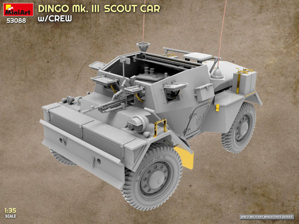Miniart 1/35 scale WW2 British DINGO Mk.III SCOUT CAR w/CREW
