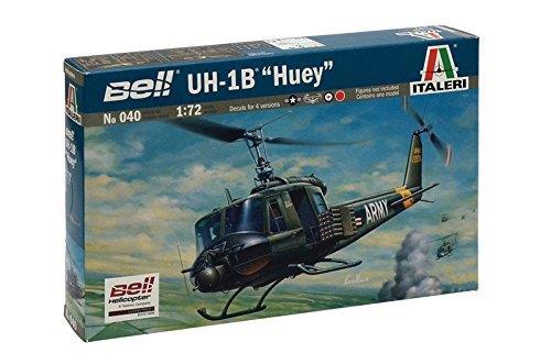 Italeri 1/72 Scale Helicopter UH-1B Bell Huey plastic model kit