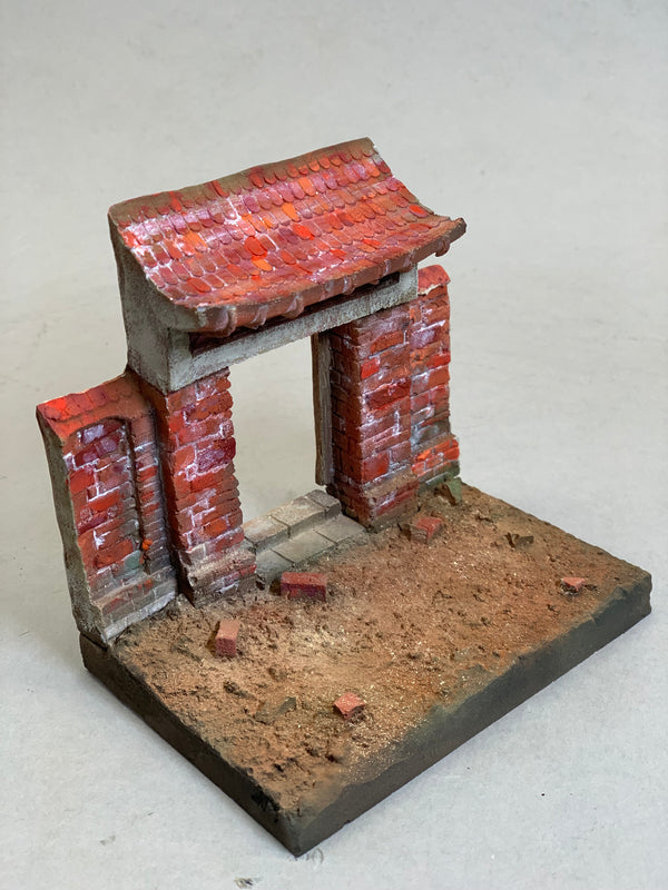 FoG Models 1/35 scale Oriental Gate Vietnam Burma diorama display base