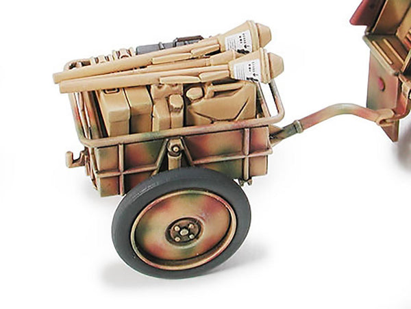 Tamiya 1/48 scale WW2 German Kettenkraftrad w/cart & Goliath