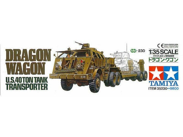 Tamiya 1/35 scale WW2 US Army Tank Transporter Dragon Wagon