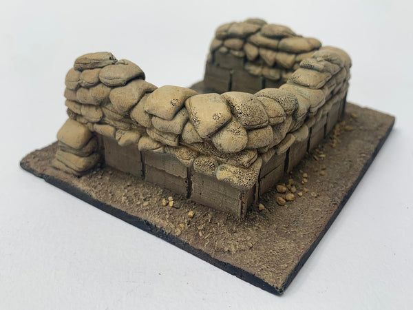 FoG Models 1/35 Scale Vietnam Sandbag emplacement. 125mm x 100mm
