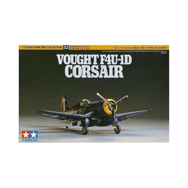 TAMIYA 1/72 AIRCRAFT WW2 US NAVY VOUGHT F4U-1D CORSAIR fighter plane