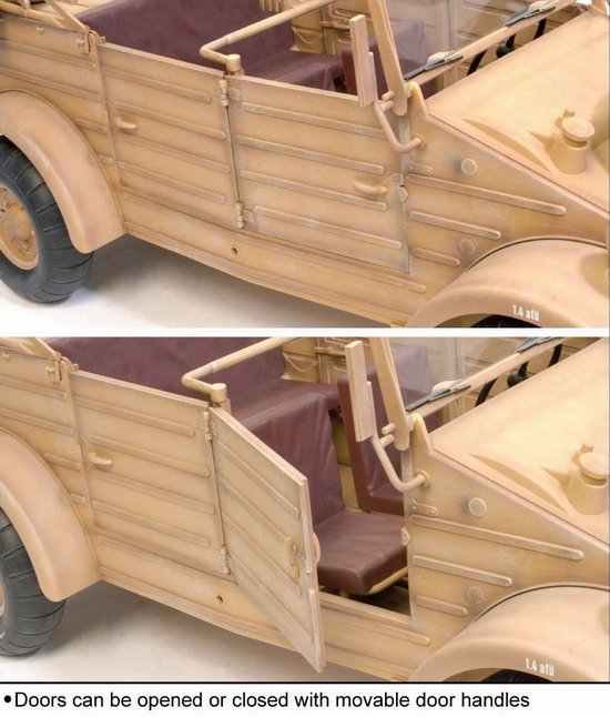 Dragon 1/6 scale WW2 German DAK KUBELWAGEN TYPE 82