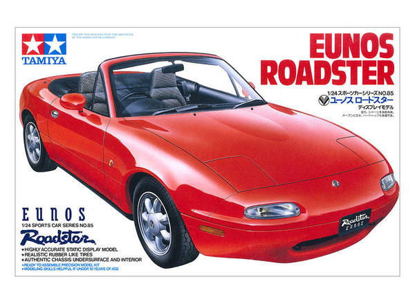 TAMIYA 1/24 Scale CARS EUNOS ROADSTER MAZDA MX-5 model kit