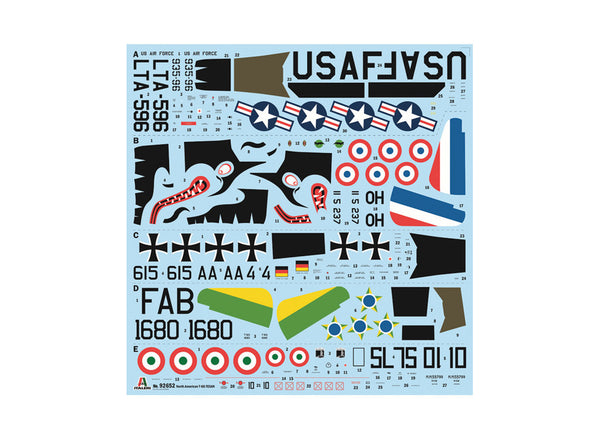 ITALERI 1/48 AIR North American T-6G Texan Trainer Aircraft