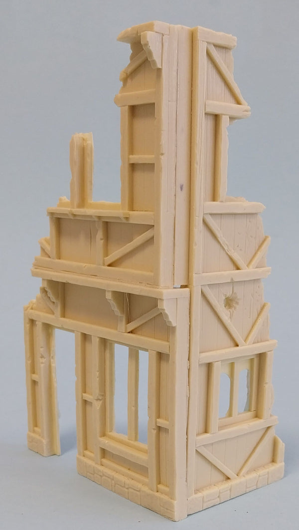FoG Models 1/35 scale Ruined German Timber-Frame Fachwerkhaus WW2