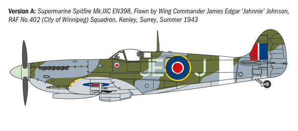 Italeri 1/72 AIRCRAFT WW2 British RAF Spitfire Mk.V / Mk.IX Aces