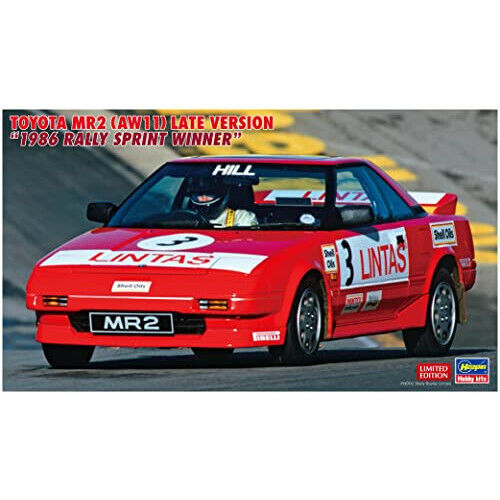 Hasegawa 1:24 Toyota MR2 Late Version 1986 Rally Sprint Winner