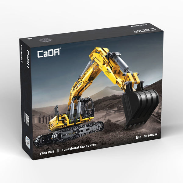 Cada CONSTRUCTION & FARM Functional Excavator - 1702 pcs building block kit