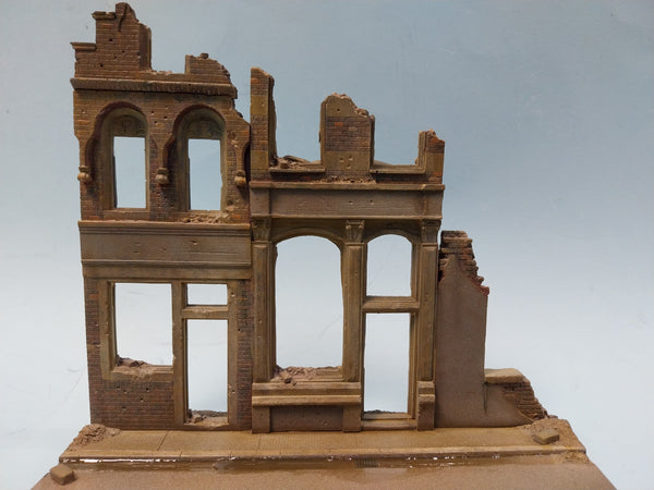 FoG Models 1/35 scale Diorama Base and buildings model kit #8 base 275mm x 215mm