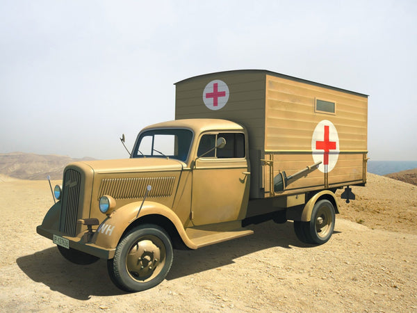 ICM 1/35 WW2 Typ 2,5-32 with Shelter, WWII German Ambulance Truck