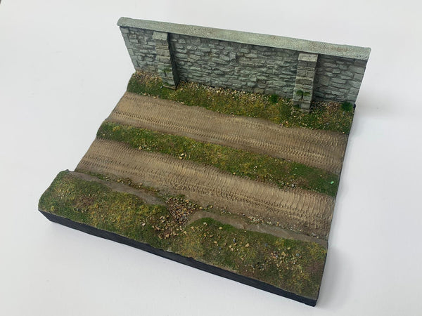 FoG Models 1/35 scale Country lane Diorama base #1 size 200mm x 240mm