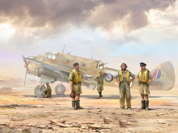 ICM 1/48 WW2 RAF Pilots in Tropical Uniforms (1941-1945)