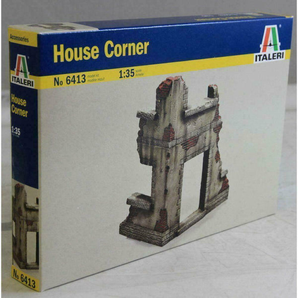 ITALERI 1/35 scale MILITARY diorama ruined HOUSE CORNER