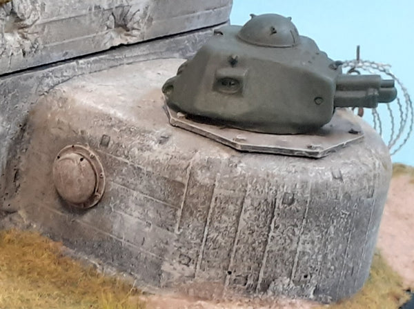 FoG Models 1/35 scale WW2 Tank turret Bunker - Atlantic wall series #1