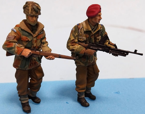 Homefront Miniatures 1/35 scale WW2 British Paras (2 Fig set)