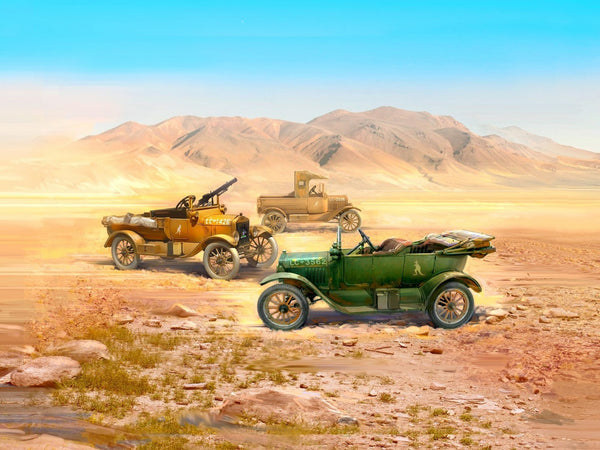 ICM 1/35 WWI ANZAC Desert Patrol (Model T LCP, Utility, Touring)