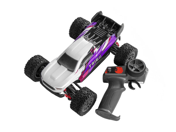 PD RACING 1:16 RTR TR16II Brushed RC Truggy (Purple, Pink & White) 1:16