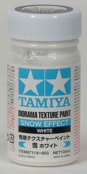 TAMIYA MINI ACRYLIC - TEXTURE PAINT - SNOW WHITE