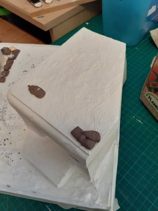 FoG Models 1/35 scale WW2 Gun emplacement Bunker - Atlantic wall series #4 Cut away