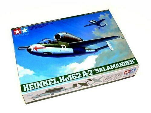 TAMIYA 1/48 Scale AIRCRAFT WW2 German HEINKEL HE 162 A-2 SALAMANDER