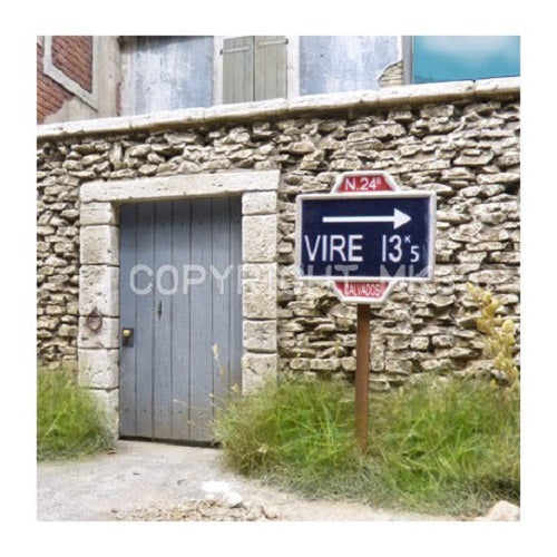 FoG Models 1/35 Scale Wall with gate diorama model accessory 180mm x 83mm