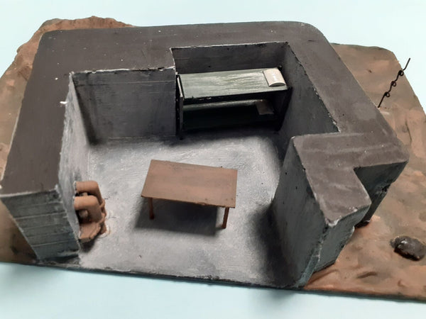 FoG Models 1/35 scale WW2 cut away Bunker - Atlantic wall series #5