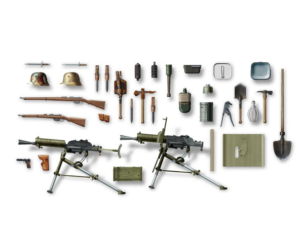 ICM 1/35 WW1 Austro-Hungarian Infantry Weapon and Equipment