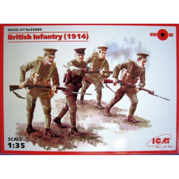 ICM 1/35 WW1 British Infantry (1914) (4 figures)
