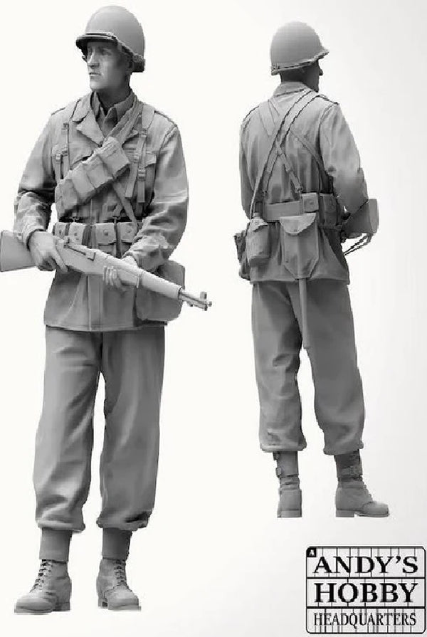 Andy's Hobby Headquarters 1:16 WW2 US Infantry Soldier M1943 Uniform
