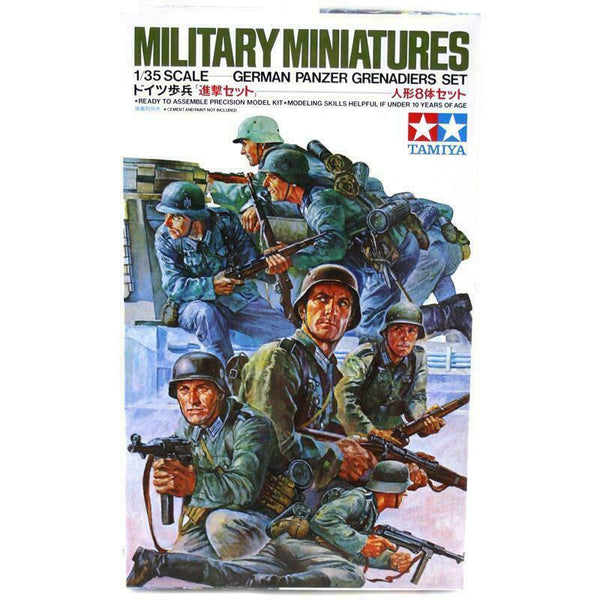 Tamiya 1/35 scale WW2 German Panzer Grenadier plastic figures