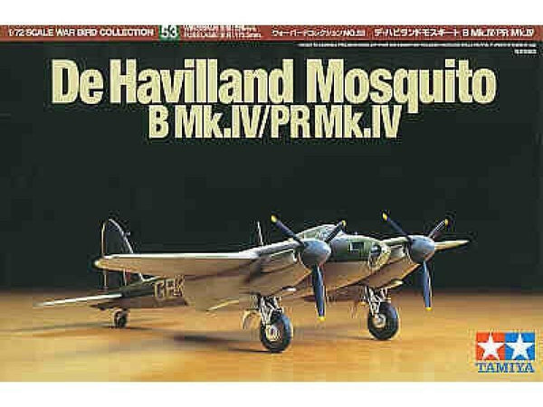 TAMIYA 1/72 scale AIRCRAFT WW2 RAF MOSQUITO B MK1V/PRMK.1V