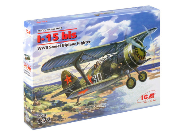 ICM 1/72 I-15 bis, WWII Soviet Biplane Fighter