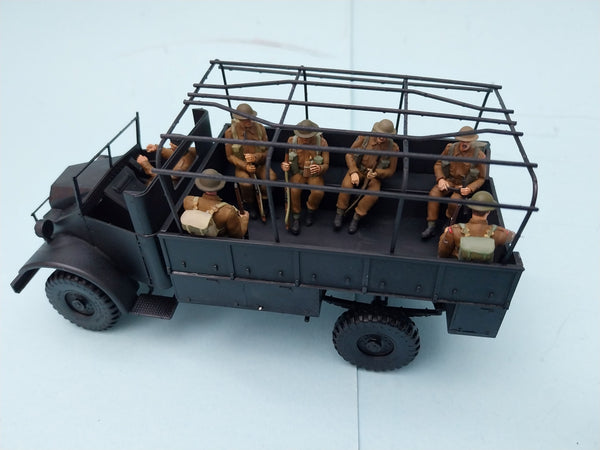 Homefront WW2 British Commonwealth Infantry Seated 1/35 scale 6 figures + Driver
