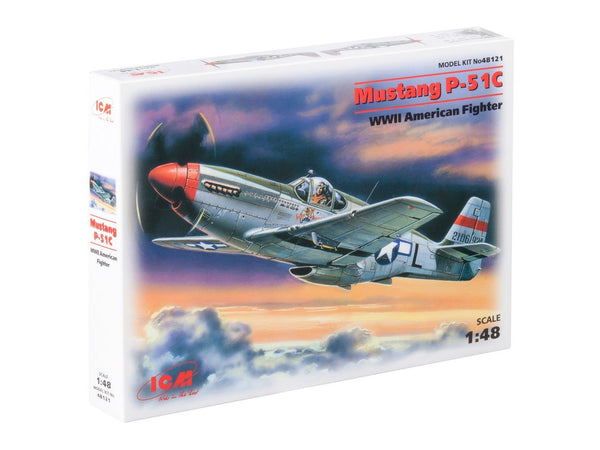 ICM 1/48 scale WW2 Mustang P-51C, WWII American Fighter