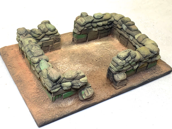 1/35 scale CP / MORTAR PIT #1 diorama base