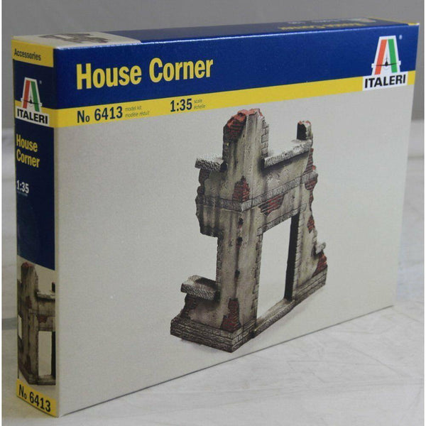 ITALERI 1/35 scale MILITARY diorama ruined HOUSE CORNER