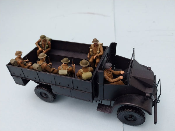 Homefront WW2 British Commonwealth Infantry Seated 1/35 scale 6 figures + Driver