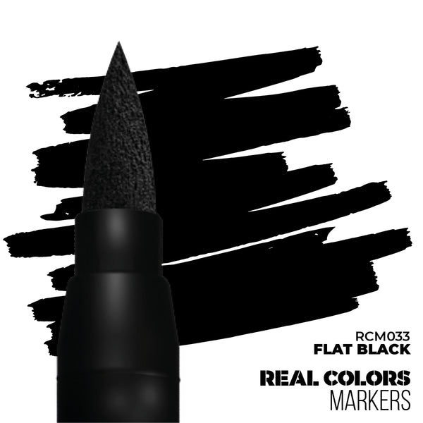 AK Interactive Real Colour Marker - FLAT BLACK