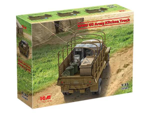 ICM 1/35 WWII U.S. Army Kitchen Truck with Accessories