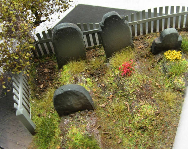 FoG Models 1/35 Scale Tomb stones assorted Grave markers - Set of 4