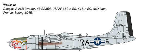 Italeri 1/72 WW2 USAAF A-26A/B Invader # 1274