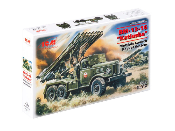 ICM 1/72 Russian BM-13-16 “Katiusha”, Mult. Launch Rocket System on ZiL-157 base
