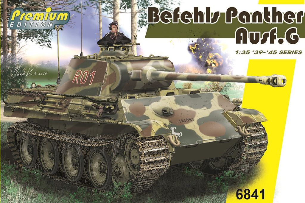 Dragon 1 35 Ww2 German Befehls Panther Ausf.g (premium Edition 