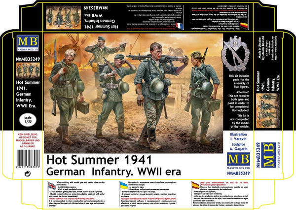Masterbox 1/35 scale WW2 Hot Summer 1941, German Infantry