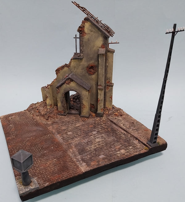 FoG Models 1/35 scale WW2 Norman Chapel Ruin (Base 285mm x 285mm)