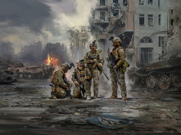ICM 1/35 Quietly came. quietly went…Special Operations Forces of Ukraine (4 Figures)