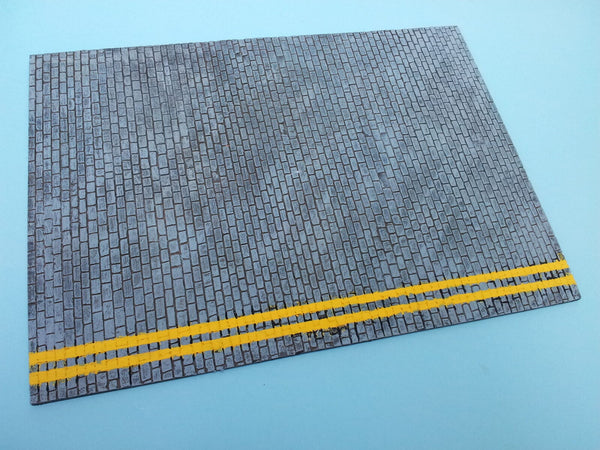 FoG Models 1/35 Scale Large Block Roadway Diorama base 285mm x 210mm